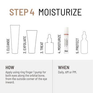 BRIGHT THIS WAY <br> 24/7 RETINOL EYE CREAM